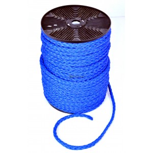 Верёвка нетонущая 12мм 100м синяя