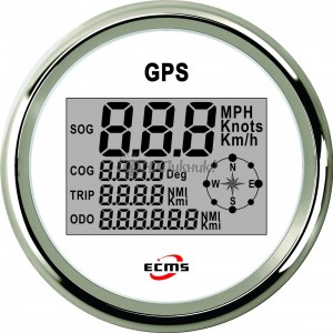 GPS спидометр мультиэкран PLG3-WS-GPS белый