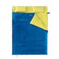 Двойной спальный мешок с подушками Nature Nike 185+30*145см синий